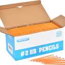 Rarlan Wood-Cased #2 HB Pencils, Pre-sharpened, 1200 Count Classroom Bulk Pack