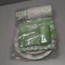 175Pcs Gingham Party Supplies for 25 Guests Scalloped Plates and Napkins set Green and White Paper Plates Disposable Plaid Cocktail Napkin Checkered Dinner Party Set Cutlery for Baby Shower Wedding