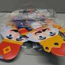 Solar Christmas Nutcracker Garden Decorative Lights Yard Stakes Outdoor 2Packs of 45.28In Nutcracker Soldier Standing for Driveway Door Garden Yard Lawn