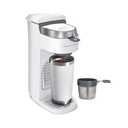Hamilton Beach 47621 The Scoop Single Serve Coffee Maker & Fast Grounds Brewer for 814oz. Cups, Brews in Minutes, Next Gen, White