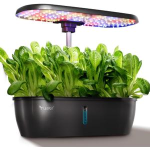LETPOT Classic Hydroponics Growing System Kit, Indoor Herb Garden, 24W Full-Spectrum LED Grow Light, 12 Pods, Countertop, Plant Lovers Gifts, Kitchen, Harvest, Dual Modes, Up to 16", 5.5L Tank