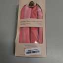 Togayu Heatless Curls, Heatless Curls Overnight Hair Care Set - Jumbo Velvet Hair Curlers to Sleep In, Soft Heatless Curling Rods for All Hair Types, Pink