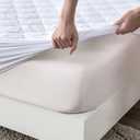 Waterproof Sleeper Sofa Full Mattress Protector Pad 54x72 for Pull Out Sofa Bed Quilted Fitted Matress Cover up to 8 inch Deep White