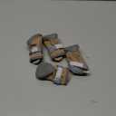 QUMY Dog Shoes for Small Dog, Puppy Dog Boots & Paw Protectors for Winter, Summer Hot Pavement, Waterproof in Rainy Weather, Outdoor Walking, Indoor Hard floors Skid-Resistant Soles Khaki Size 3