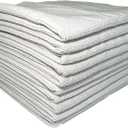 THE HOUSE OF RAGS-Level One-Edgeless Microfiber Detailing Towels,16x16 inches, 350GSM, 70/30 Korean Pearl Weave, Ceramic Coating, Leveling, Sealant Removal, Scratch-Free, Ice White (Pack of 10)