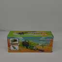 Prextex Dinosaur Truck Garage - Multicolored Plastic Dino Truck with Cars - Transport Dinosaur Truck with Foldable Sliding Track Trucks for Boys - Fun Dinosaurs Toys for 3+ Year Boys