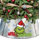 Christmas Tree Collar 29 Inch Diameter Base, Metal Tree Collars for Pencil Tree, Large Tree Collar for Christmas Tree Decorations Silver