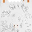 Easy Playhouse Sand Castle - Kids Art & Craft for Indoor & Outdoor Fun, Color, Draw, Doodle Decorate & Personalize a Cardboard Fort, 32 by 32 by 43. 5 inches Age 3and up