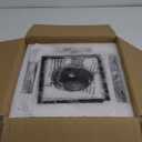 Untrammelife 4-Light Black Lantern Pendant Light, Adjustable Height Square Cage Pendant Hanging Lighting Fixture 11W Rustic Lantern Chandelier for Dining Room Kitchen Island Foyer