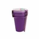 Little Table 17-Ounce Tumbler with Lid and Straw - Purples