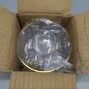 GOTOBA 360 Rotating Pencil Holder for Desk, Makeup Brush Holder with 6 Slots, Desk Organizer for Writing Utensil, Office and School Supplies (Transparent)