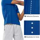 NORTHYARD Mens Athletic Shirts Short Sleeve Gym Workout Running Training Sports Performance T Shirt Basic Tee for Men (Blue)