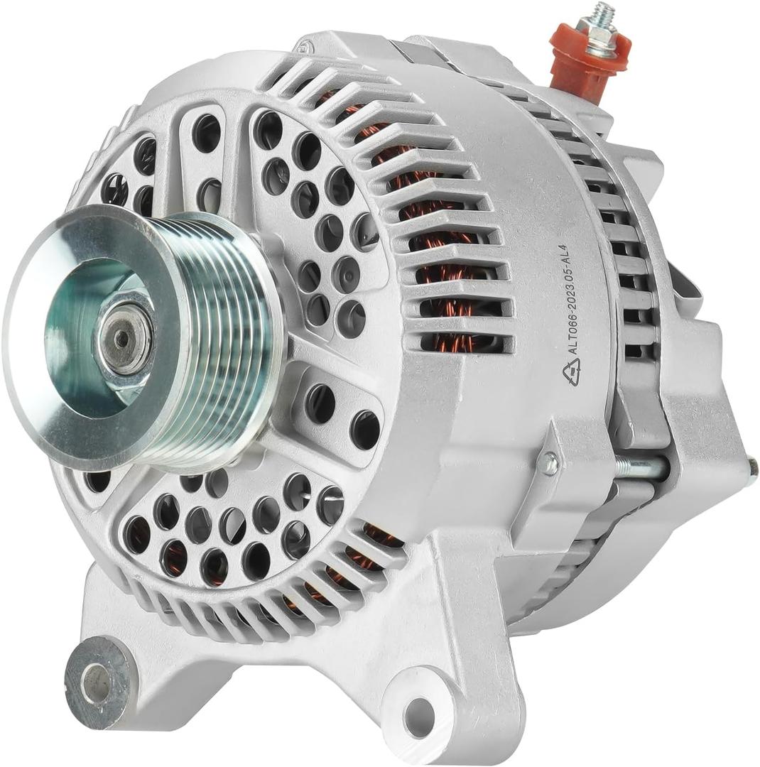 Alternator 4.6L 5.4L 6.8L Replacement Compatible with 97-01 Ford F-150 E-150 E-250 E-350 Econoline Club Wagon for F-150 Expedition, 97-99 F-250 Lincoln Navigator Replace AFD0035 400-14138