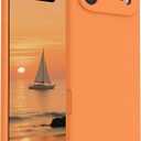 FireNova Magnetic for iPhone Air Case, Compatible with MagSafe, [Integrated Silicone Camera Control Button] [Camera Protection] Microfiber Lining Phone Case for iPhone 17 Air, 6.5", Orange