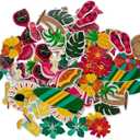 Tropical Beach Foam Stickers for Crafts, Scrapbooking, and More 