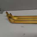 Wesiti 4 Packs Curtain Rod Bulk for Windows, 36-60 Inch, Gold
