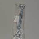 Hot Dipped Galvanized Steel Jaw and Jaw Turnbuckle - Heavy Duty Turnbuckle, 3/8" Threaded Diameter x 12in,3500 lbs Working Load Limit - Durable,Weather Resistant