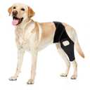 Jorme Dog Knee Brace for Torn ACL, Dog Leg Brace for PostSurgery Recovery, Arthritis & Luxating Patella,Side Stabilizers, Breathable Neoprene, Adjustable Velcro & Belly Band,Front/Rear Legs (S)