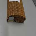 LazBlinds 100% Blackout No Drill Bamboo Roman Shades, Cordless Bamboo Blinds for Indoor Windows, Room Darkening Shades for Home & Patio, Thermal Insulated, Acron, 22" W x 48" H