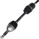 KUSATEC CV Axle Shaft Assembly Compatible with Nissan Rogue 2008 2009 2010 2011 2012 2013/Select 2014 2015, Front Left side, Replace# 66-6285