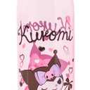 Silver Buffalo Sanrio Hello Kitty and Friends Kuromi Cherry Hearts Water Bottle with Screw-On Lid, 28 Ounces (27.1 Ounces)