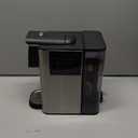 Hot & Iced Coffee Maker with Bold Setting, Single Serve Coffee Maker for K Cup and Grounds, 6-14 Oz Brew Sizes, 50 Oz Removable Water Tank, One Cup Coffee Machine with Reusable Filter, Black