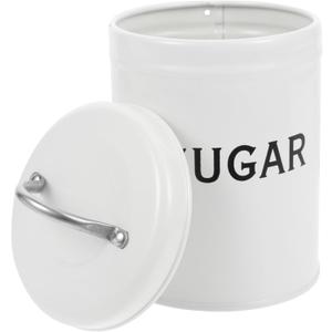 Lurrose Sugar Container: Metal Sugar Canister - Coffee Bean Container - Tea Canister - Cookie Jar for Home kitchen (As Shown1)