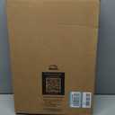Bemis Ashland Modern Wood Toilet Seat with Decorative Edge, Slow Close, Secure Hinges, Made in USA, Elongated, Biscuit