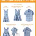 Gymboree Men's Short Sleeve Button Up Shirt (Blue, XXL)