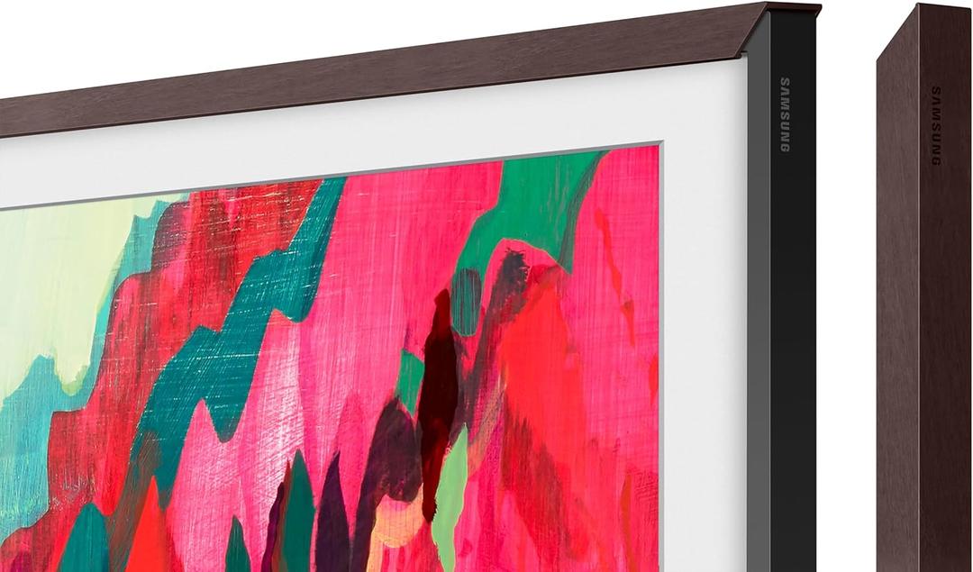 Samsung 65-inch The Frame Customizable Bezel Modern Brown (VG-SCFA65BWBZA, 2021 Model)