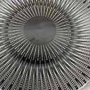 6 Inch Set of 4 Assorted Designs, Porcelain Plates With Patterns,Black Ceramic Dessert Plates, Dishware for Sandwiches Salad Pasta,Microwave Oven Dishwasher Safe