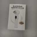 Electric Blackhead Remover Vacuum with Heating, 3 Suction Levels 5 Probes Pore Extractor Kit, Rechargeable Deep Pore Cleansing Tool for Women & Men (White)