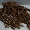 IMOSA Premade Synthetic Cosplay Reggae Dreadlocks Wig African American Wigs (Brown)