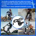 Q20 Full Twist Throttle with Rolling Bearing, Ebike Throttle Grip Cable Kit Compatible with Q20 Electric Dirt Bike