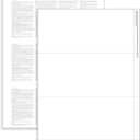 NextDayLabels - W-2 3-Up Employee Tax Forms, Instructions on Back" for 2025, for Laser/Inkjet Printer. Compatible with QuickBooks and Accounting Software ETC. (Pack of 500 Sheets)