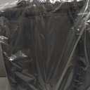 VIVOHOME Height Adjustable High Back Stadium Seats with Back Support and Cushion, 2 Pack Portable Bleacher Chairs with Cup Holder and Shoulder Strap, Black