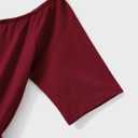 PATPAT Family Matching Outfits Dresses and Sweatshirt Fall Winter Off Shoulder Dresses and Long Sleeve Sweatshirt (XL)