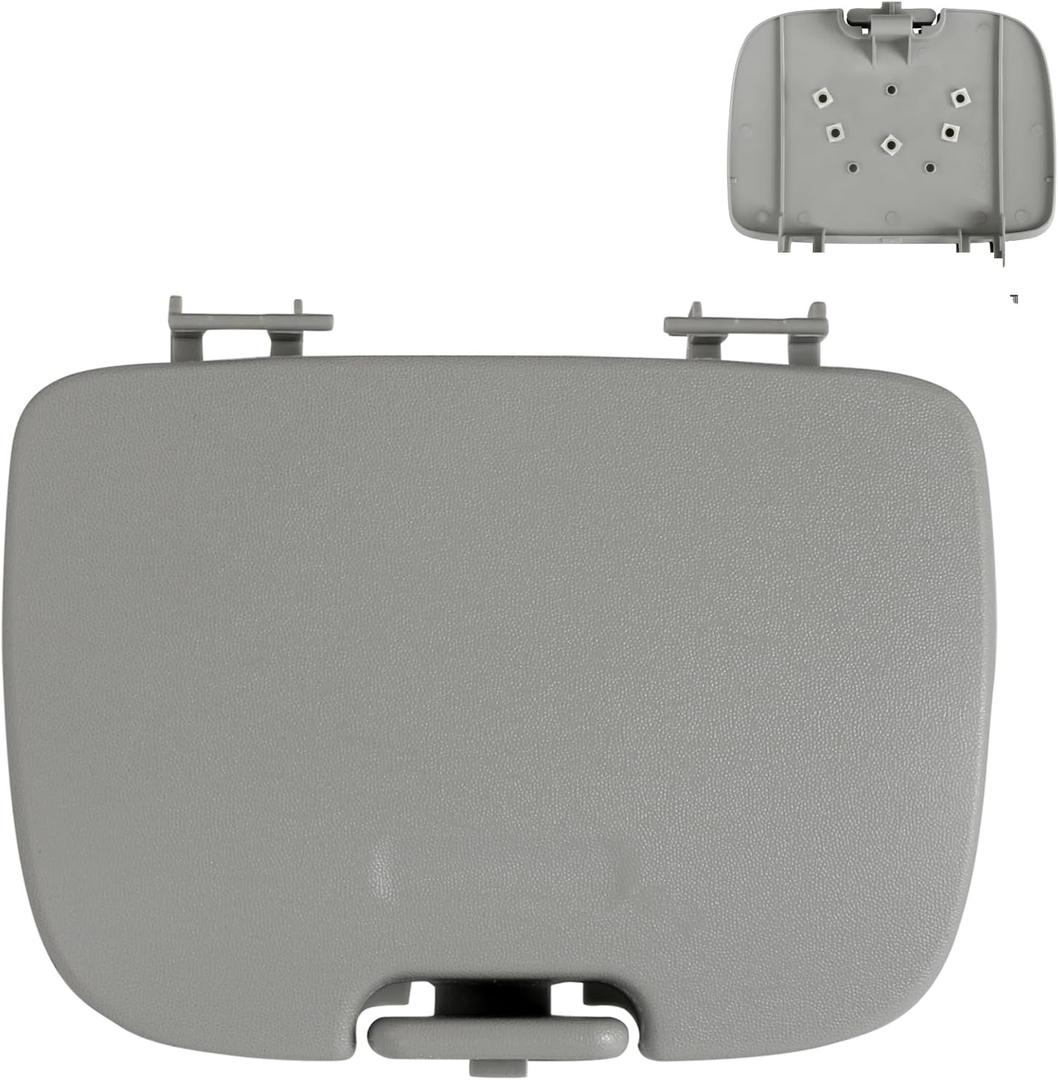 TQPONLY Overhead Console Garage Door Opener Cover | Compatible with 2002-2004 Ford Super Duty F250 F350 F450 F550 Truck | Replaces 2C3Z7811586CAB (Light Flint Grey)  