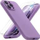 FlyReal Magnetic for iPhone 16 Pro Max Case, Compatible with MagSafe, (Integrated Silicone Camera Control Button & Camera Protection) +Screen Protectors, Microfiber Lining Case 6.9", Light Purple