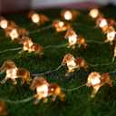 Horse Fairy String Lights Pony Cute Decorative Lights 20 LEDs Night Light 8.5ft USB or Battery Powered with Remote for Bedroom Farmhouse Barn Holiday Thanksgiving Decoration