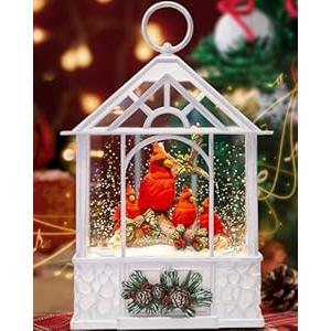 Large Christmas Church Nativity Snow Globe Light up Snowglobe with Music, 9.84" White Christmas Snow Globes for Kids Adults, 6H Timer & Dual Power, Angle Snowglobes Christmas Decorations Indoor (Angel Jesus 89)