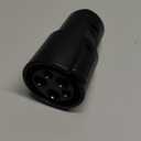 JOWUA J1772 to NACS Adapter 60 Amp / 250V AC - Compatible with SAE J1772 Charger (Black)