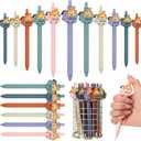 Sayglossy Dumpster Fire Pen Nurse Week Gifts for Coworker Positive Funny Office Ballpoint Pens Dumpster Fire Desk Accessories Gifts for Team Coworker Teachers Nurse Graduation(Macaron Colors,30 Pcs)