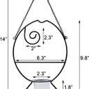 Prsildan 2 Pcs Oriole Bird Feeders, Outdoor Bird Feeder with Orange Fruit Holder and Grape Jelly Grass, Outside Hanging Feeders for Baltimore Oriole Garden Yard
