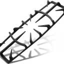A00263801 Stove Grates Replacement Parts for Kenmore Gas Burner Grates Kenmore Oven Grates Surface Range Grates Stove Top Grates Cast Iron Cooktop Grates Middle Center Stove Top Grates Parts 1 Pcs