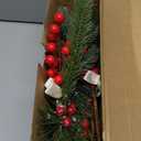 DR.DUDU 12 Pack Artificial Berry Twigs for Christmas Tree Decoration, DIY Christmas Red Berry Stems for Crafts Wreath Garland Ornaments, 6 Designs