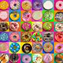 Jigsaw Puzzles 1000 Pieces for Adults, Families (Donuts) Pieces Fit Together Perfectly
