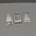 2x4 Inch Pre Press Mold Made of Food Grade Anodized 6061 Aluminum (Silvery White)