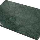 Natural Medium Green Marble Pastry and Cutting Board, 12x20x0.6 Inch, Heavy for Dough Chocolate, Pack of 1
