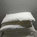 Queen Pillows Set of 4, Ultra Thick Down Alternative Bed Pillows,Cooling Hotel Quality Queen Pillows for Back, Stomach or Side Sleepers,Machine Washable (White,4 Pack)